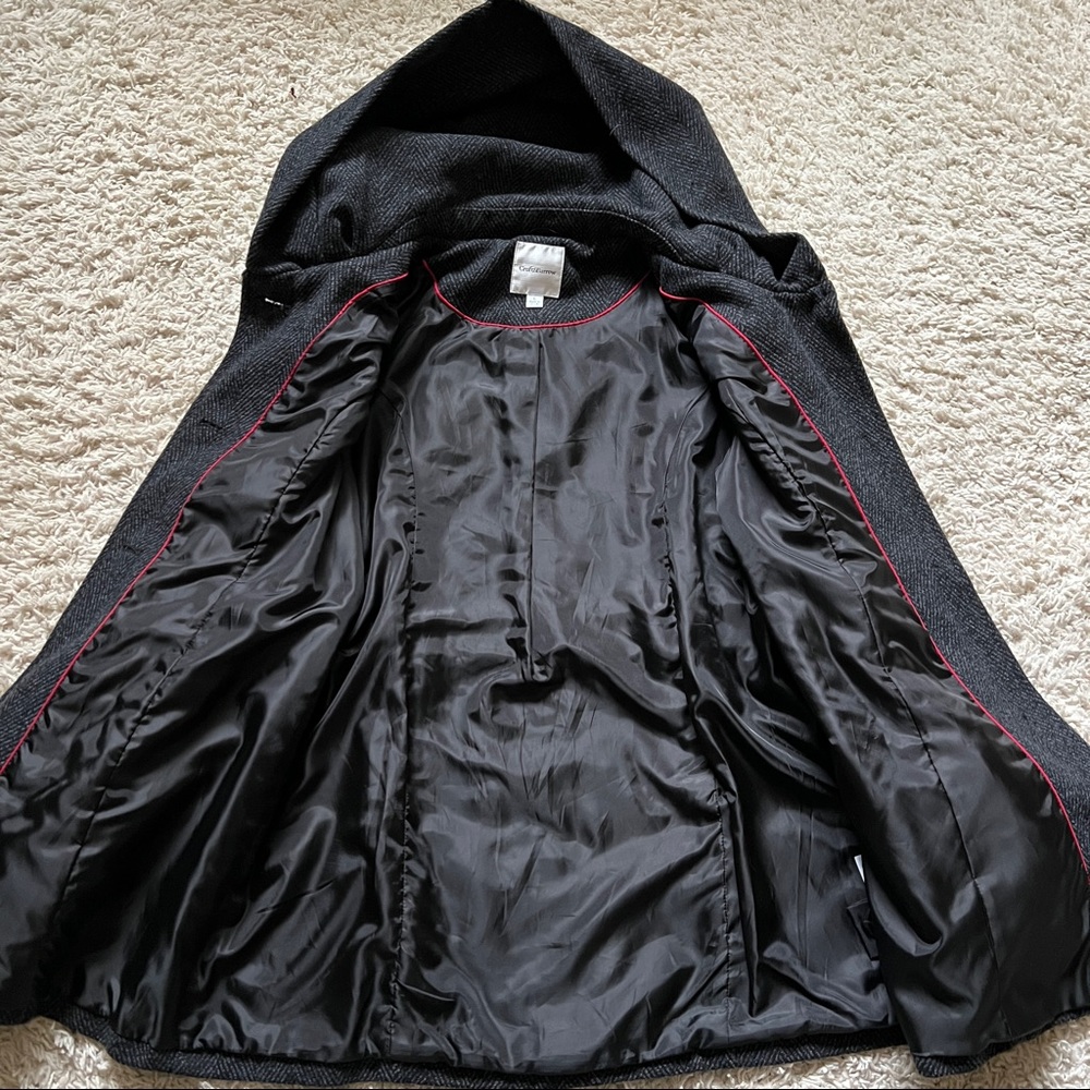 Croft&barrow Warm Hooded Pea Coat - Picture 8 of 12